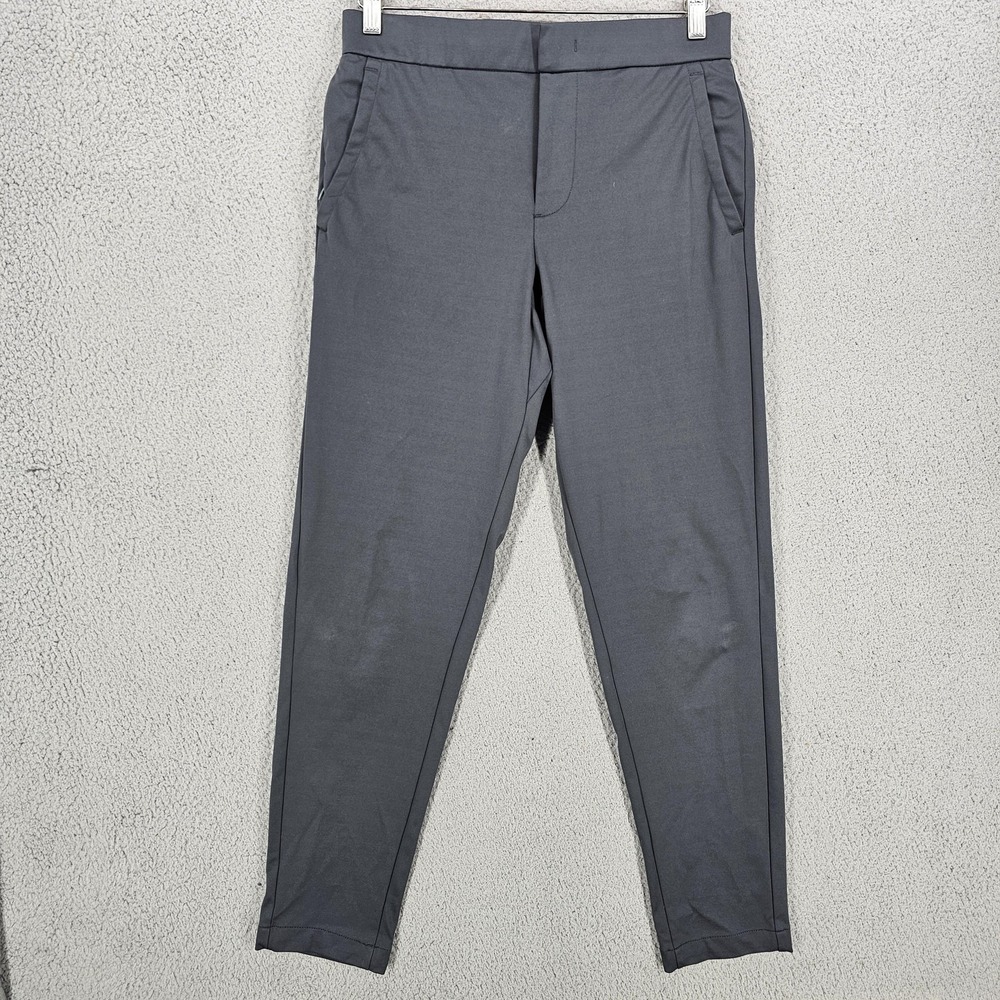 Bonobos Pants Mens Small Gray Off Duty Elastic Waist Drawstring Stretch Active‎